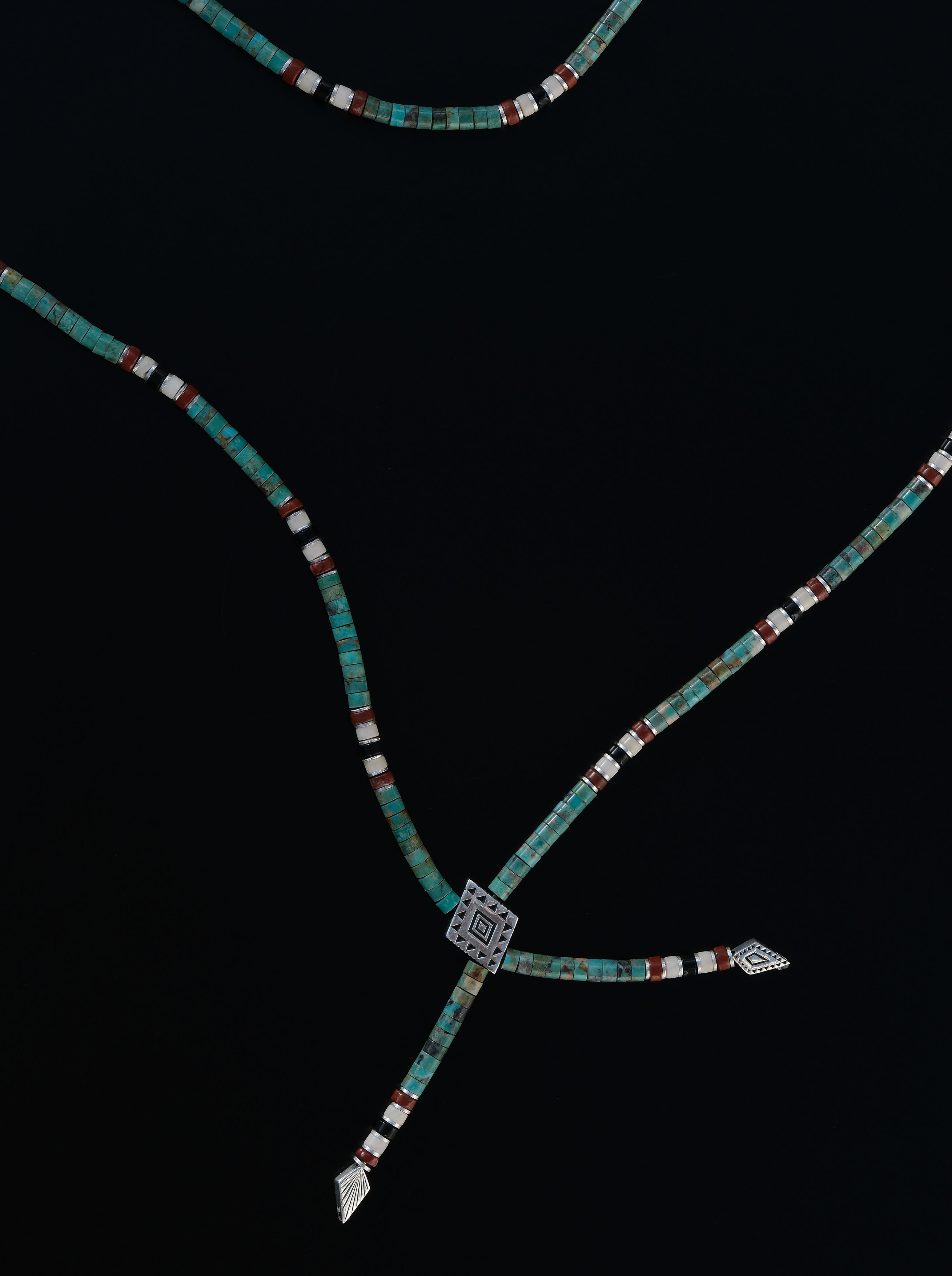 THE BOLO TIE "Turquoise Chyenne"