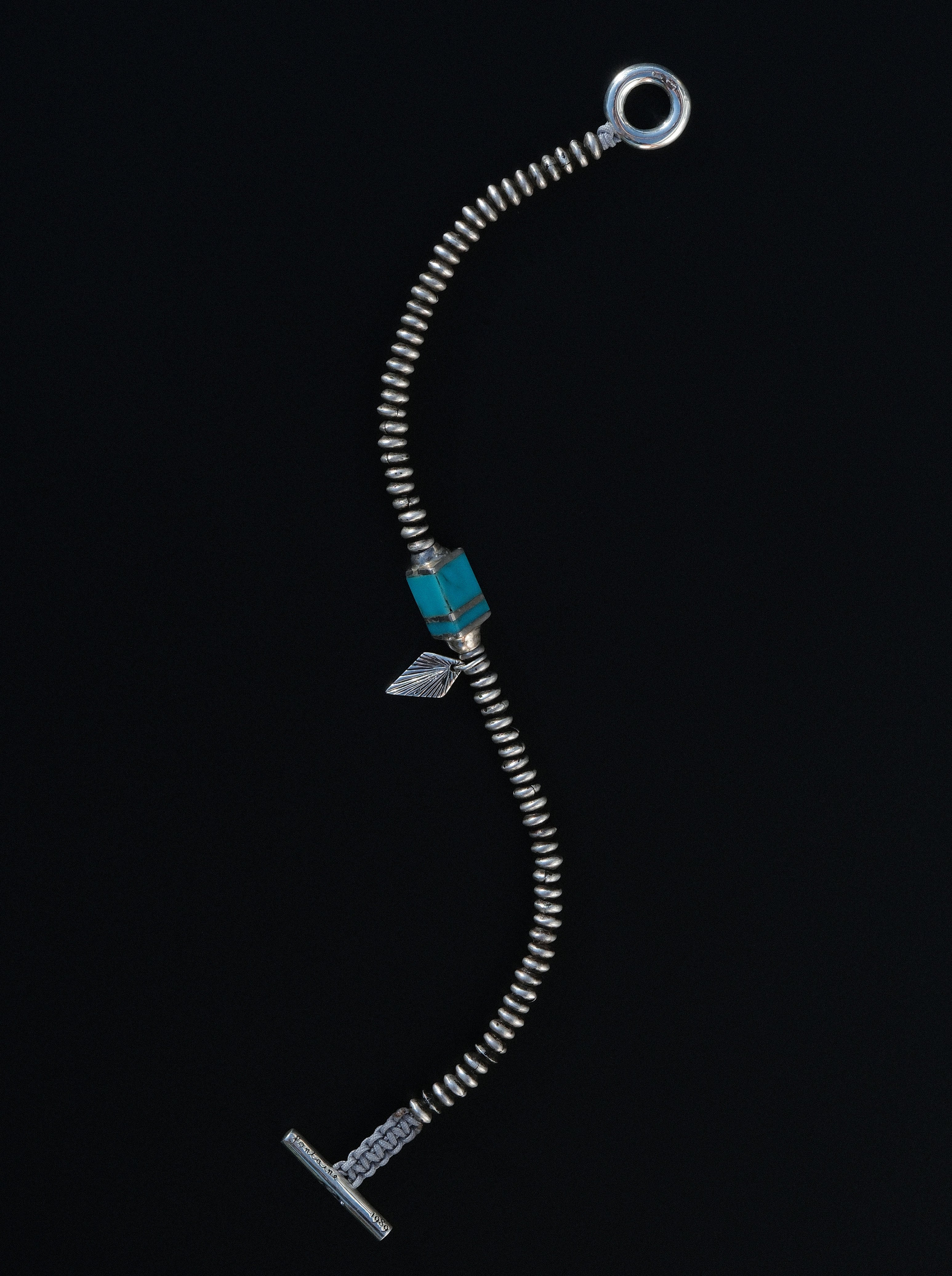 PUEBLO SAUCER + TRIANGLE TURQUOISE INLAY "Super Limited"
