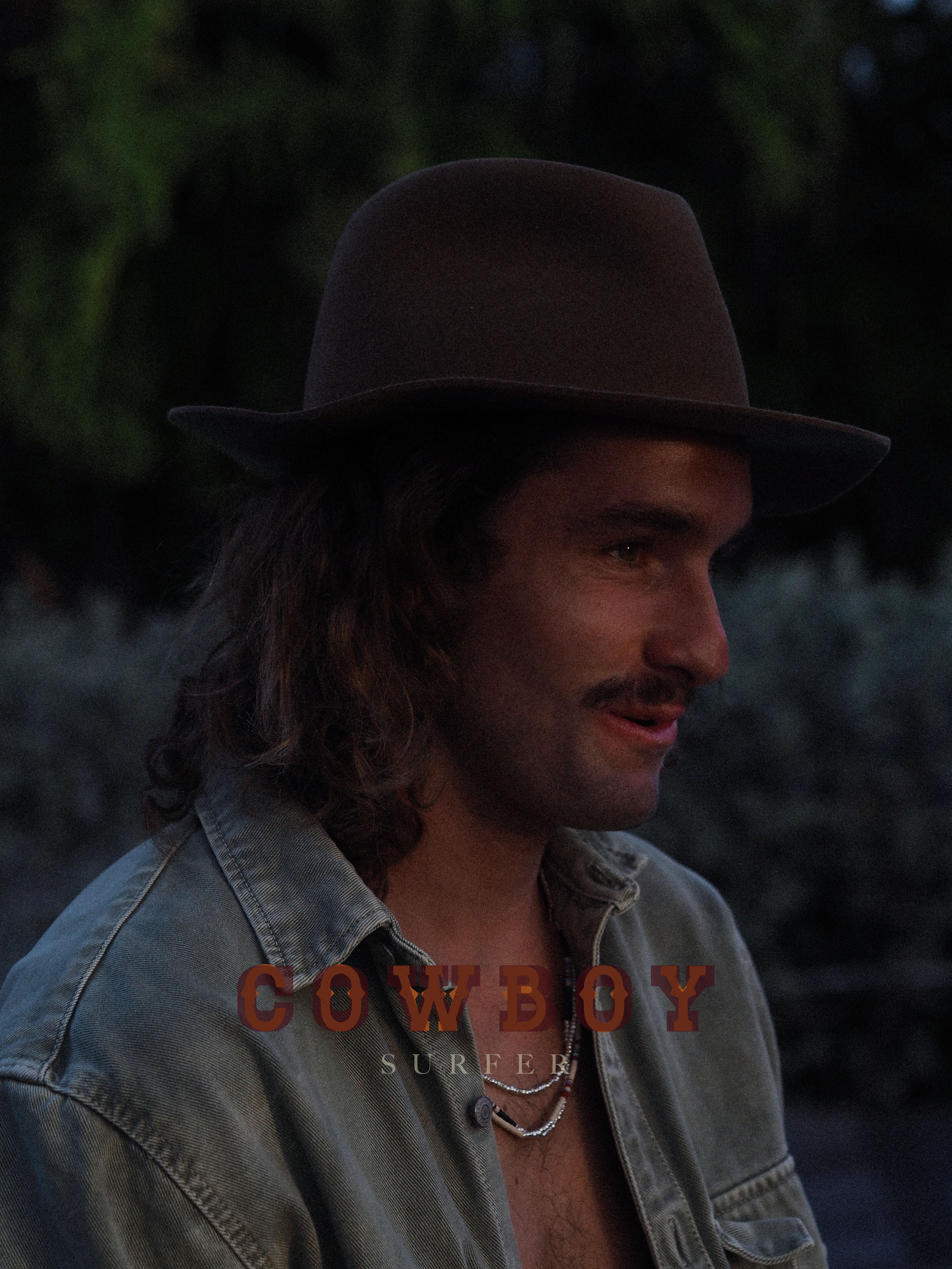 COWBOY SURFER "Necklace" Noir Cherokee