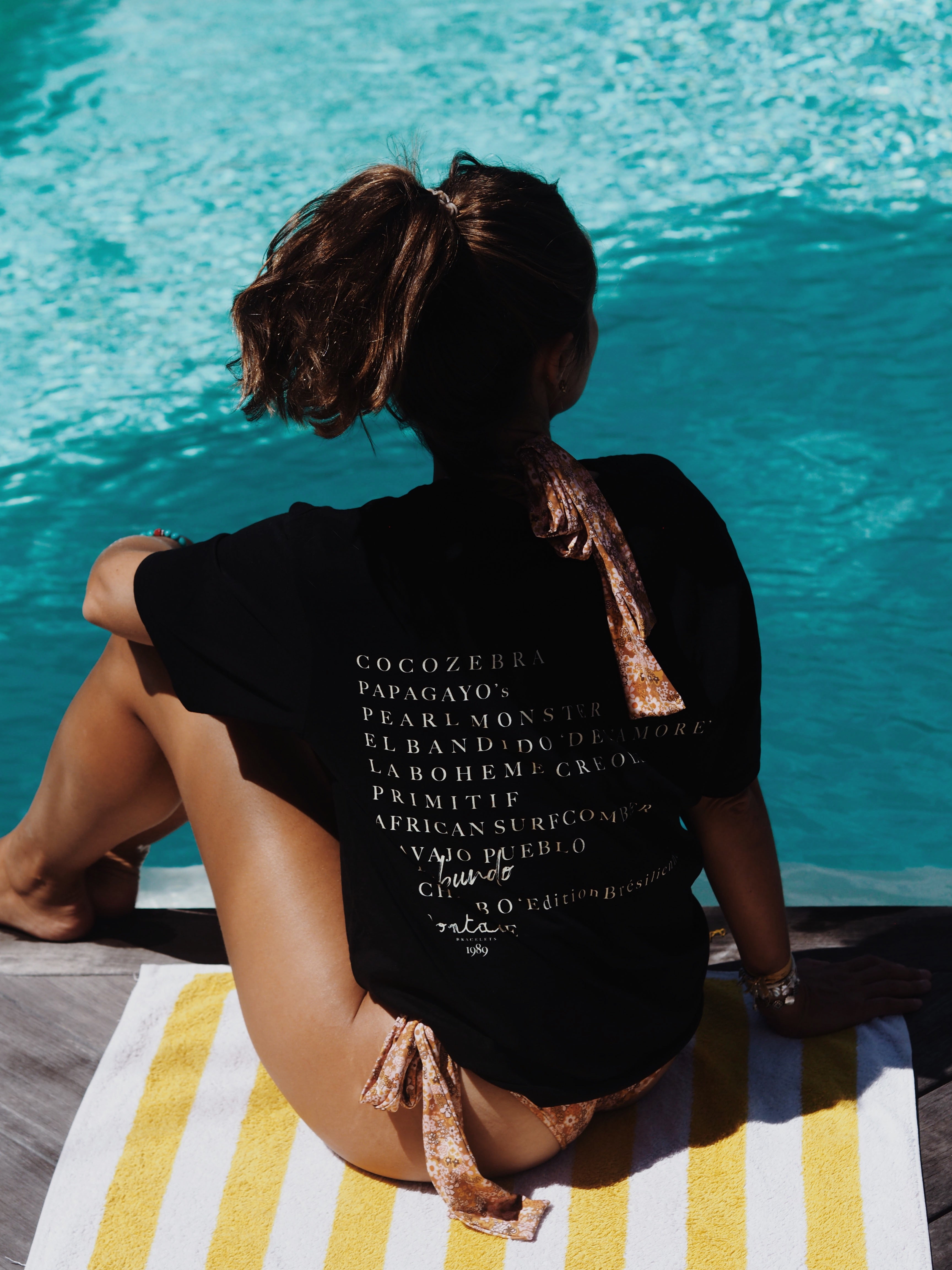 THE LIST (Black Edition) "Re Cut Boxy Tee"
