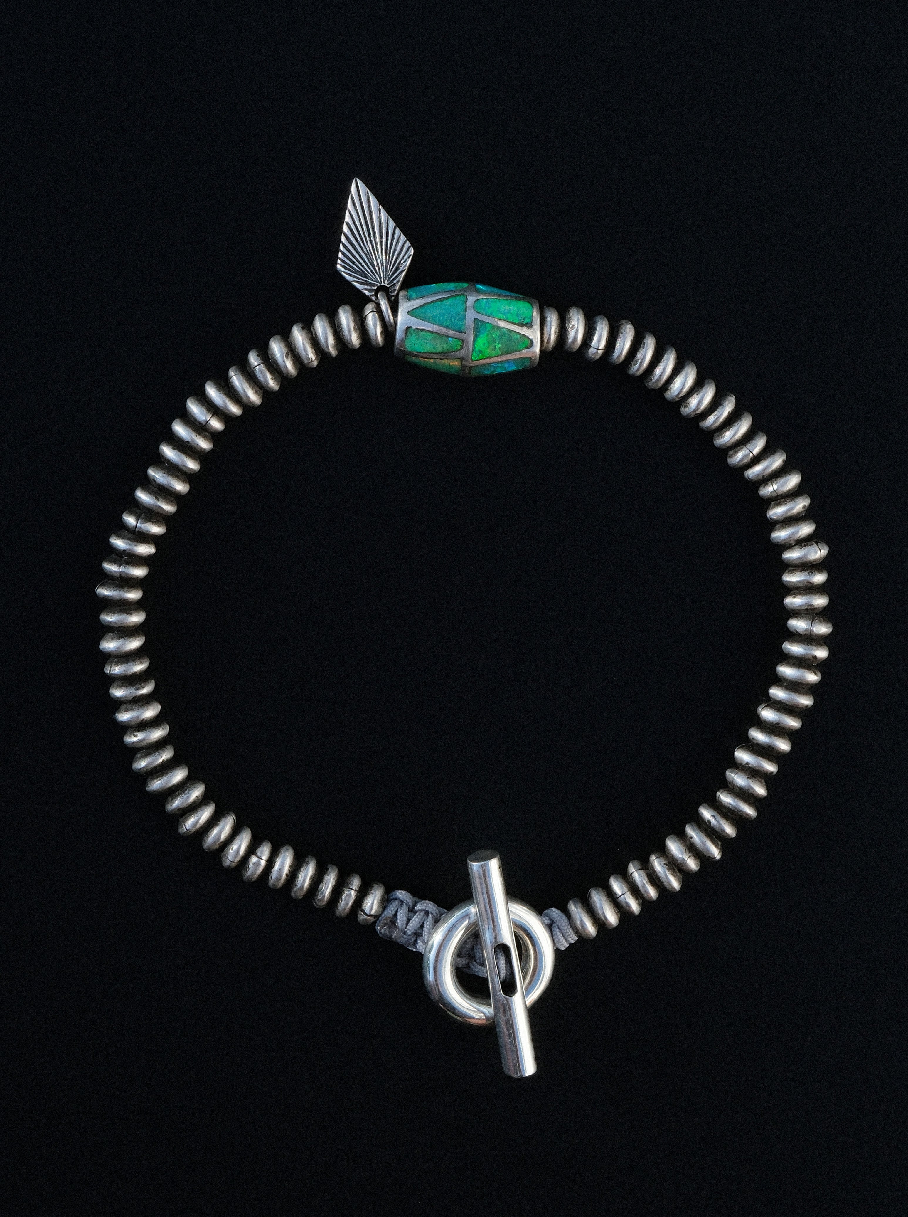PUEBLO SAUCER + Opal Inlay "Super Limited"