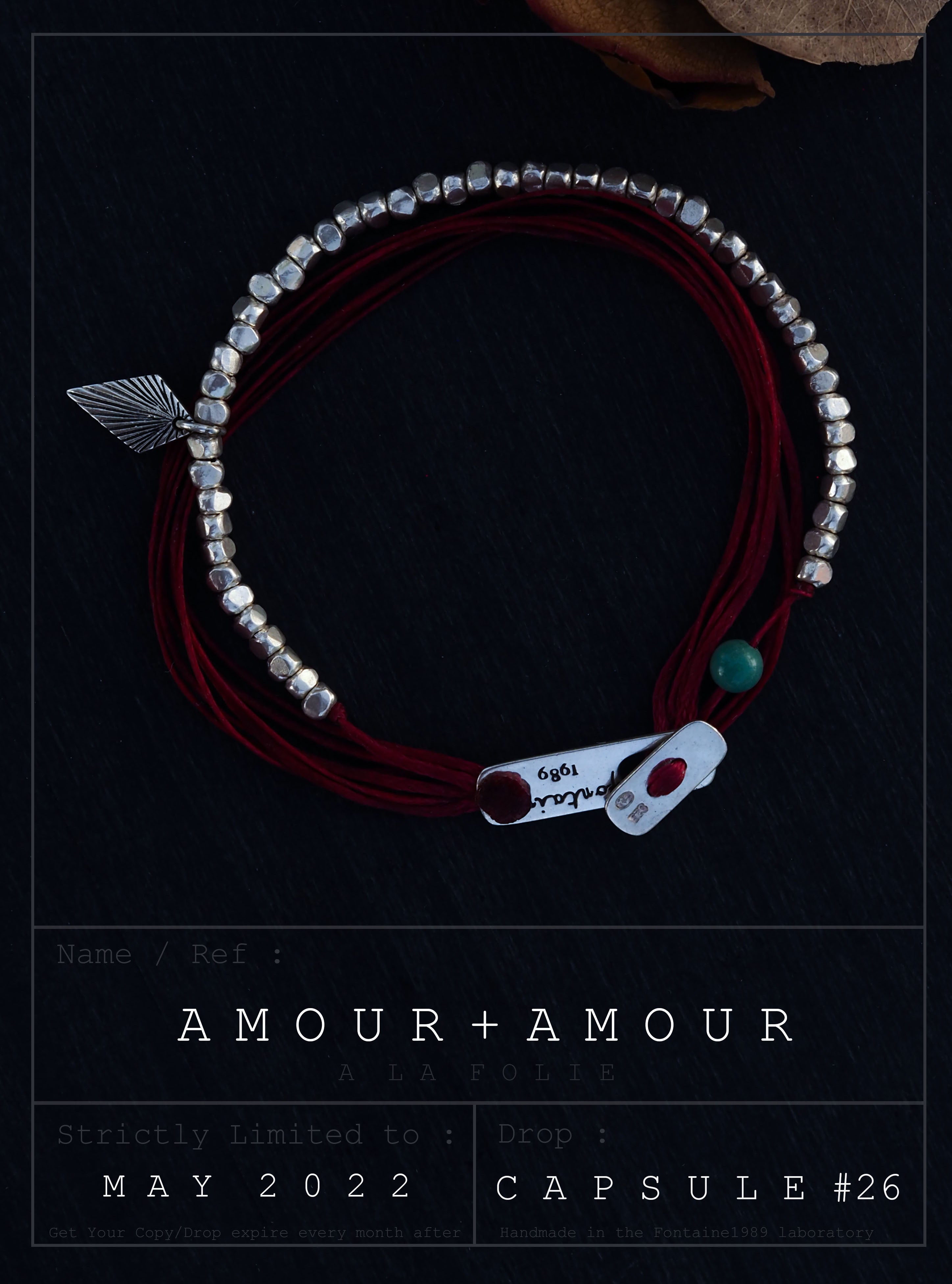 AMOUR + AMOUR "A la folie" Capsule du mois de Mai