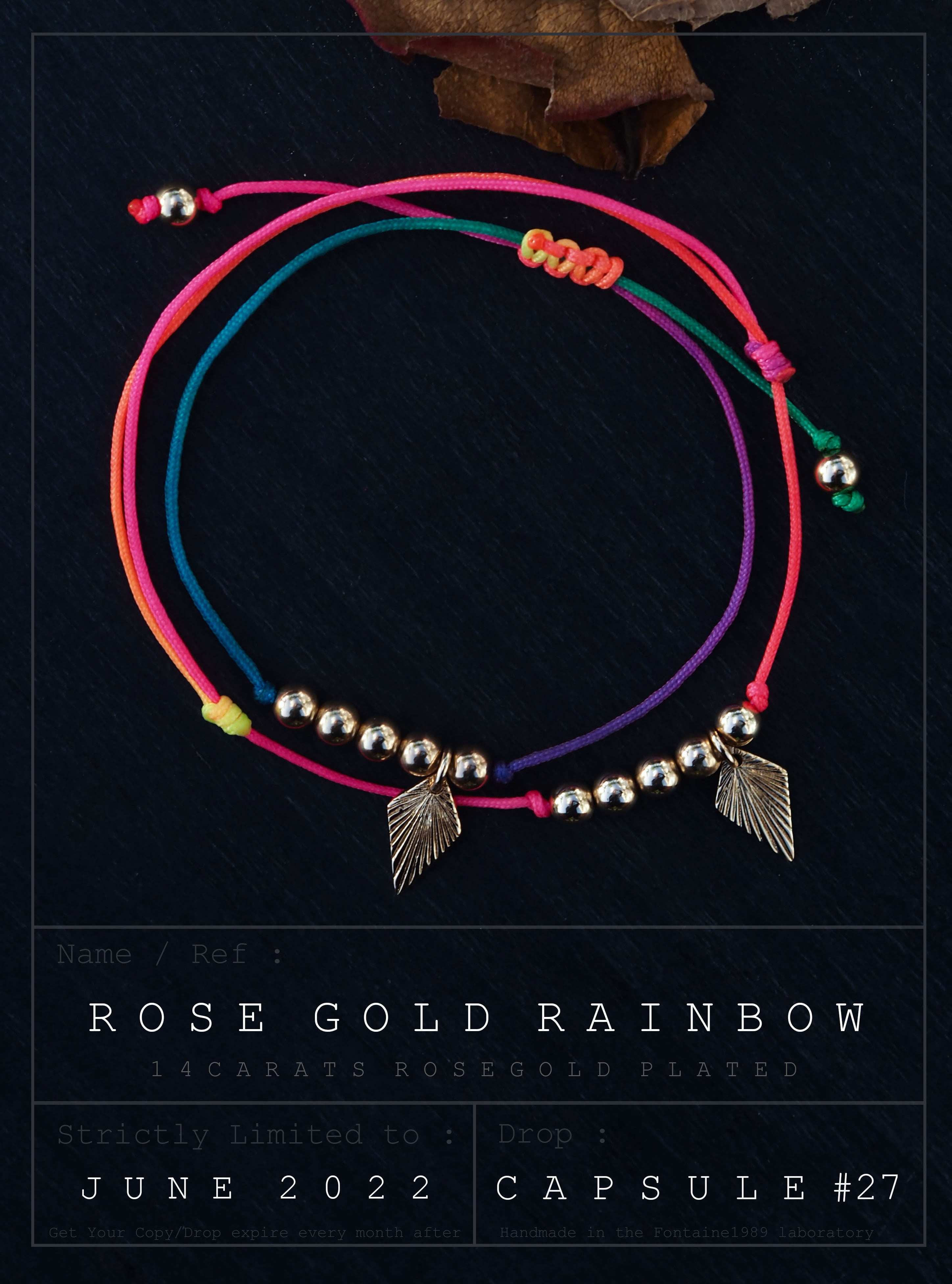 ROSE GOLD RAINBOW "Capsule du mois de Juin"