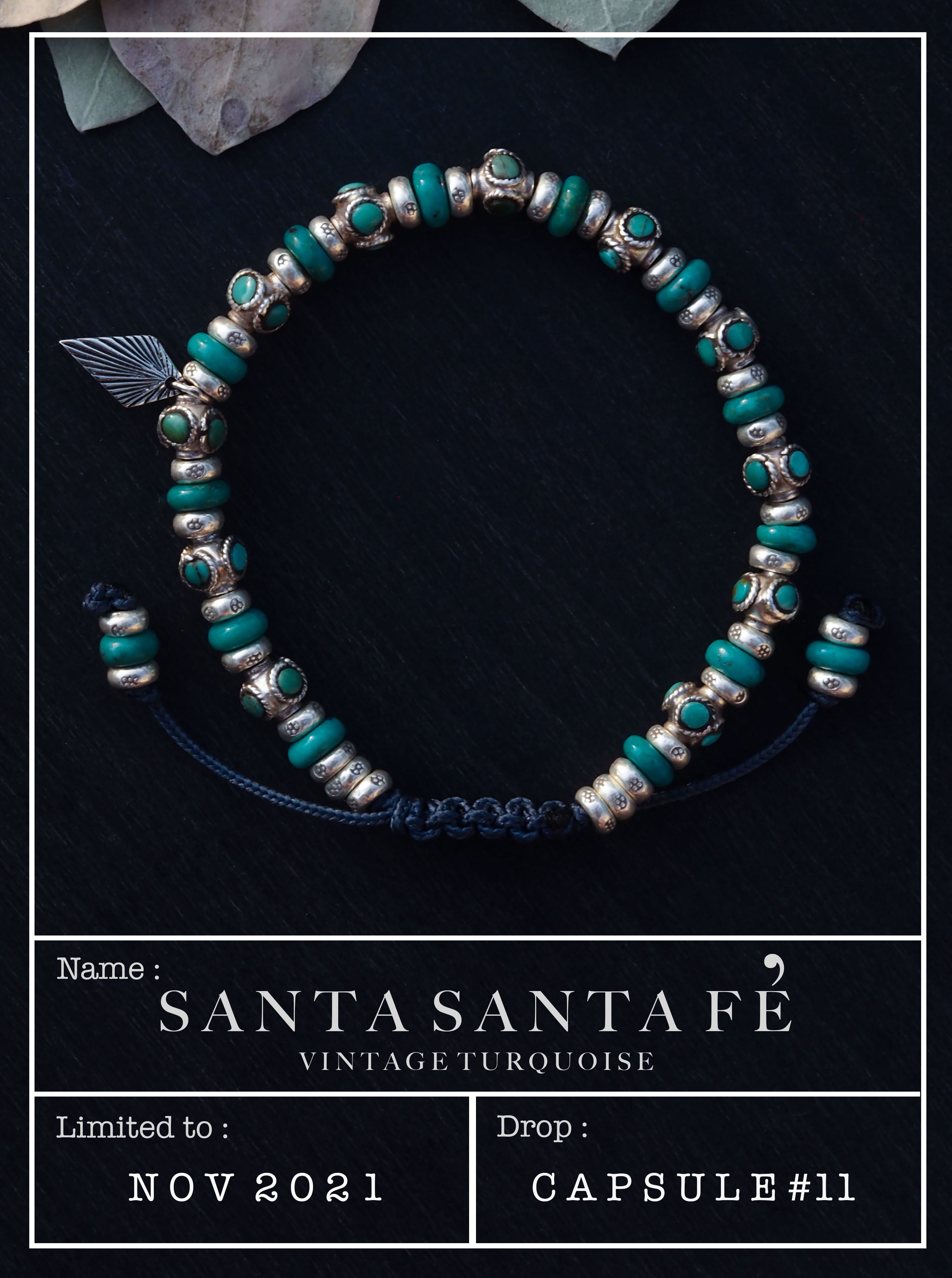 SANTA SANTAFé "Vintage Turquoise" Capsule du mois de Novembre