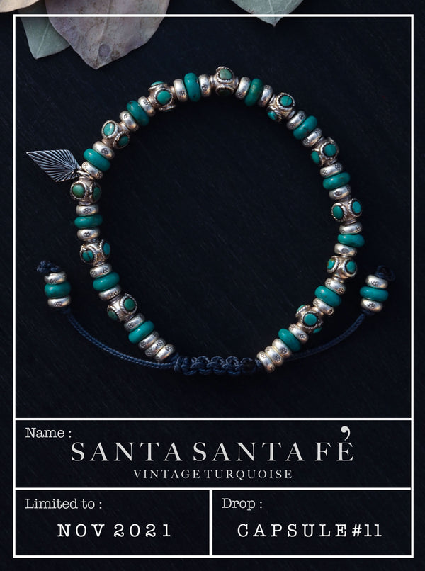 SANTA SANTAFé "Vintage Turquoise" Capsule du mois de Novembre